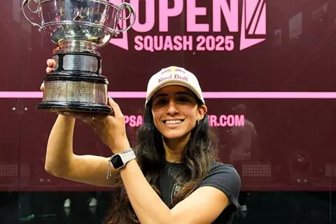 نوران جوهر تتوج ببطولة بريطانيا المفتوحة للإسكواش